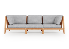 Teak Outdoor Sofa - 3 Seat