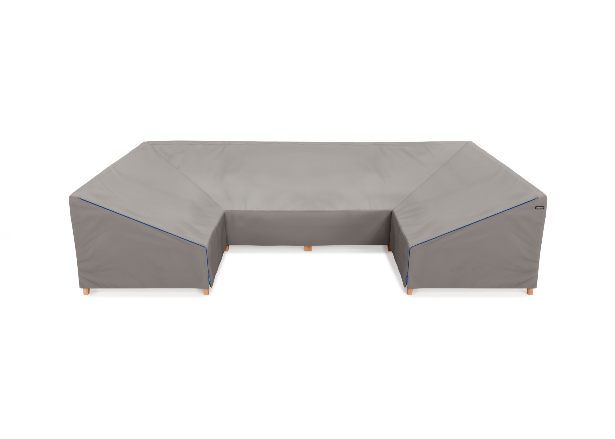 Cover for Teak U Sectional - 6 Seat