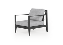 Charcoal Aluminum Outdoor Armchair