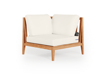 Teak Outdoor Sectional Chair - Right