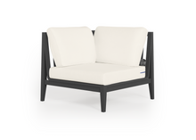 Charcoal Aluminum Outdoor Sectional Chair - Right