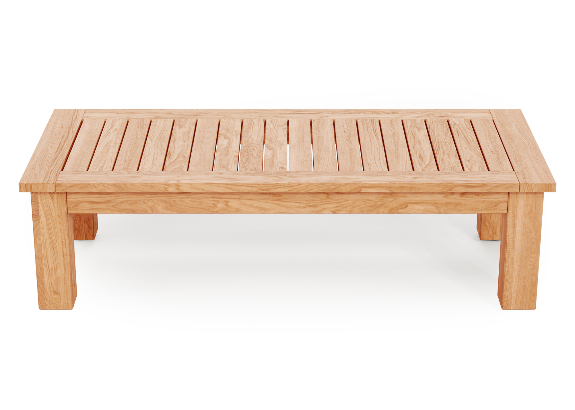 Teak Outdoor Coffee Table - Square Leg