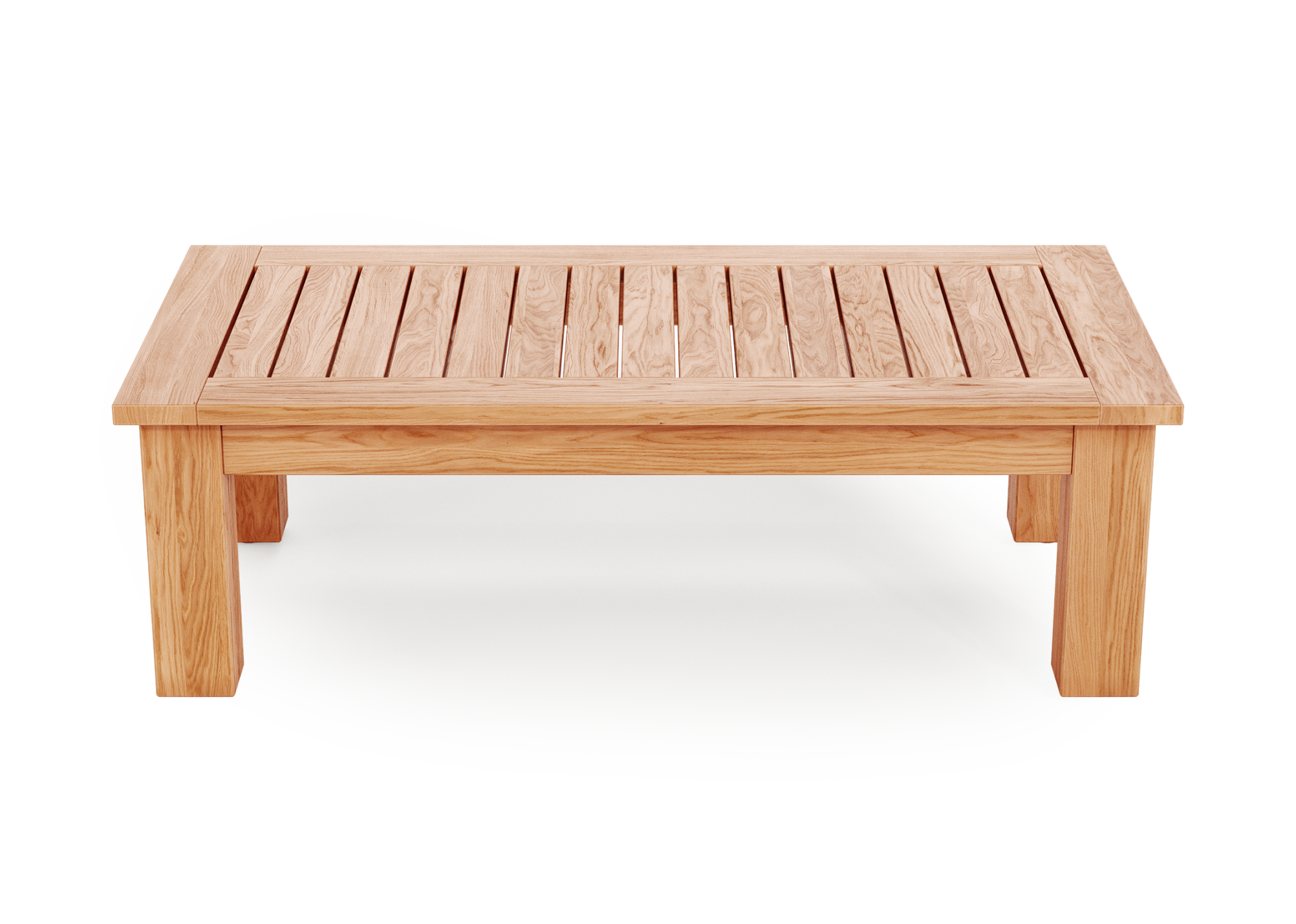 Teak Outdoor Coffee Table - Square Leg