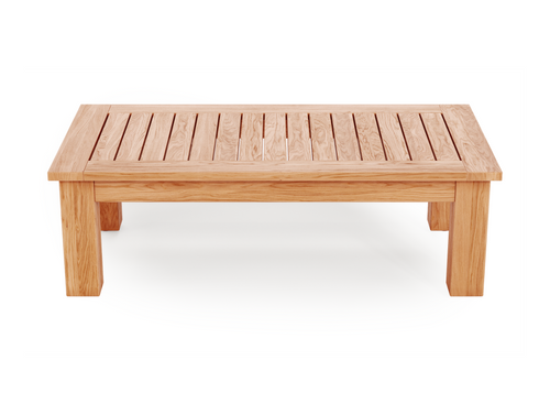 Teak Outdoor Coffee Table - Square Leg