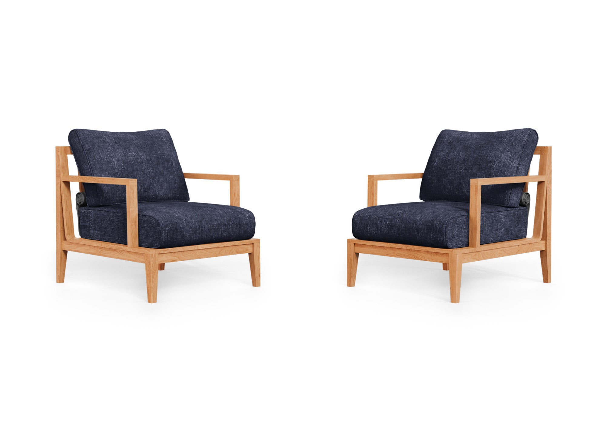 Teak Outdoor Armchair Conversation Set