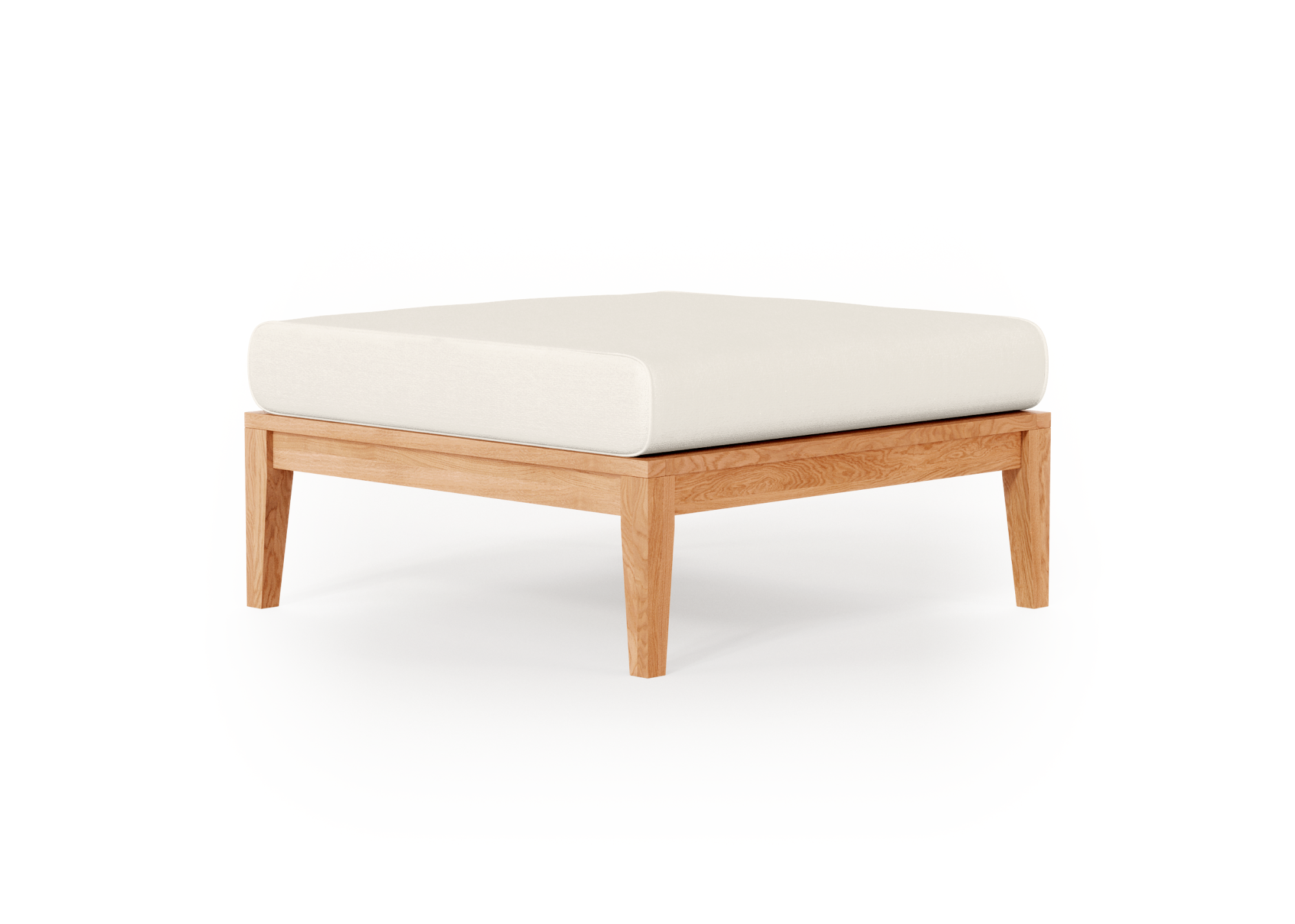 Teak Outdoor Ottoman
