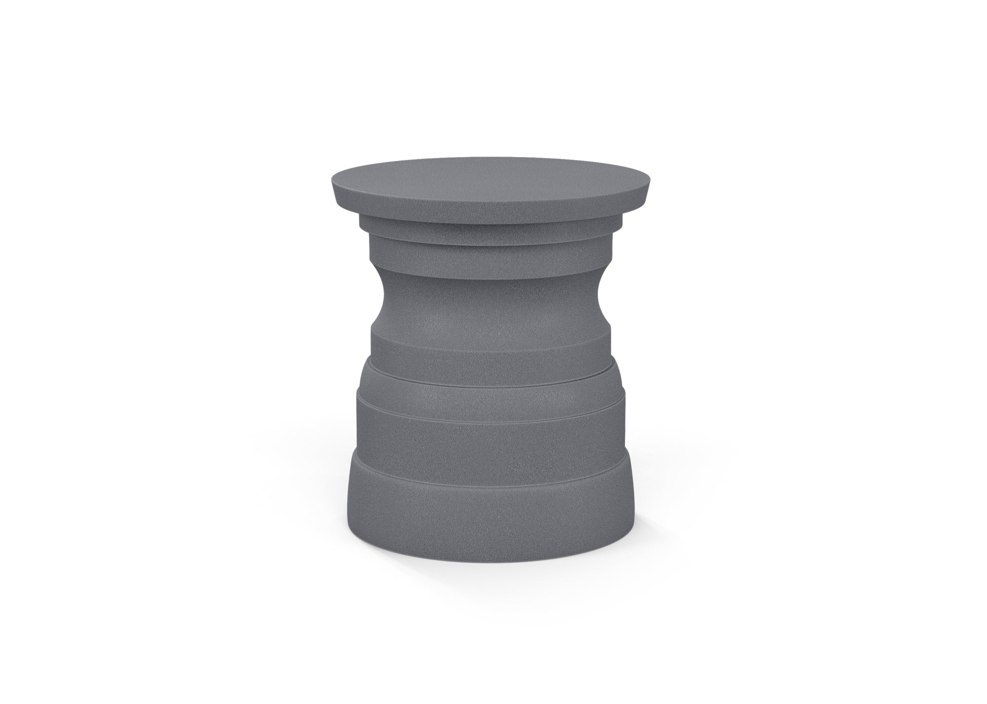 Concrete Outdoor Side Table - Tiered
