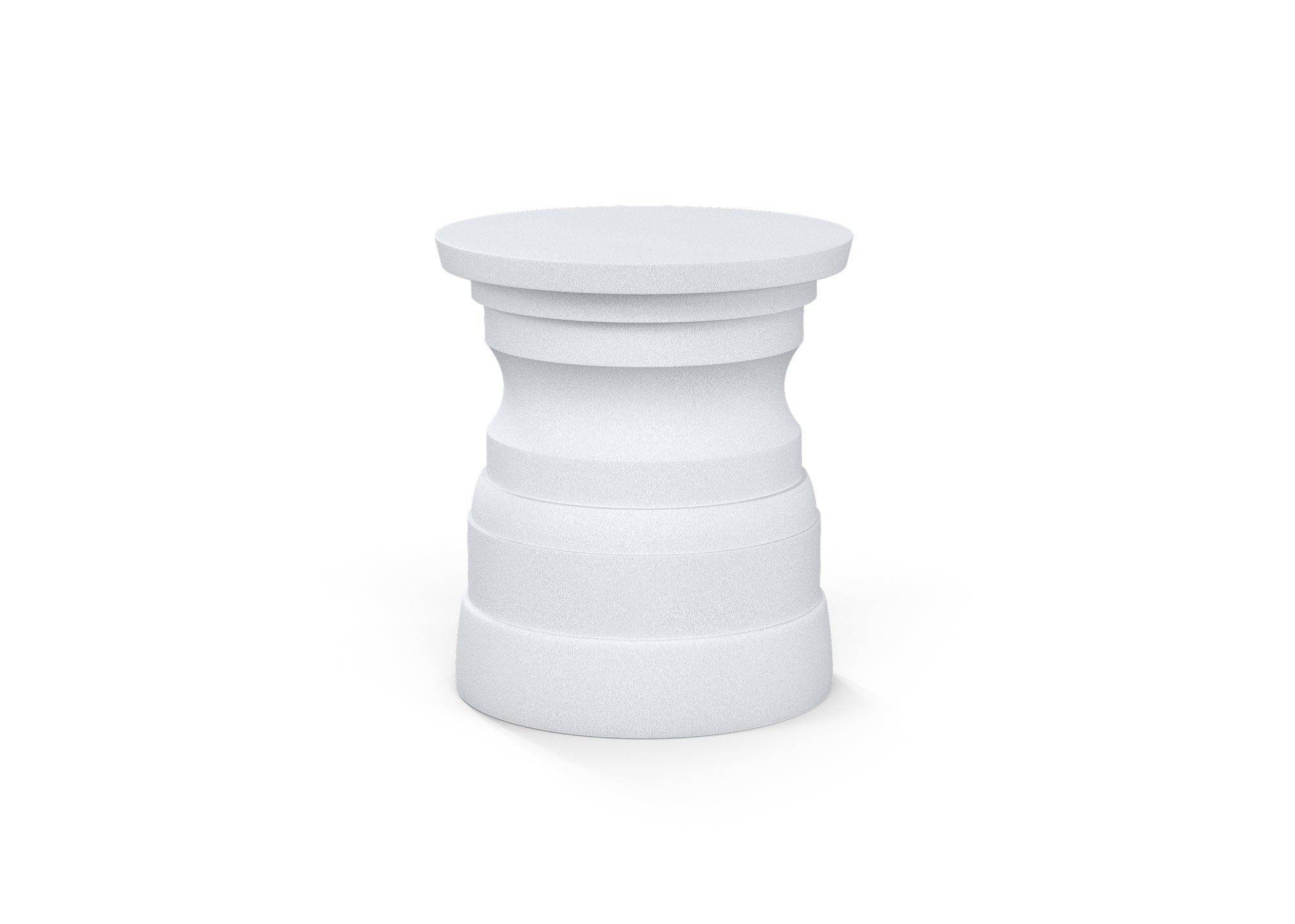 Concrete Outdoor Side Table - Tiered